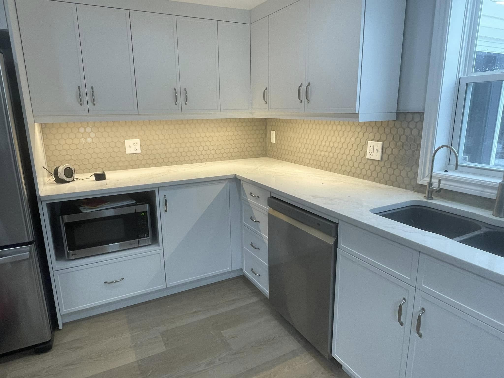 Bright completed kitchen renovation